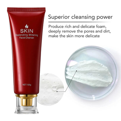 AILKE Whitening Cleanser: Deep Clean, Remove Oil, Dirt & Makeup Residue