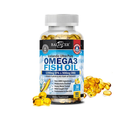 Omega-3 Fish Oil 120 Caps – EPA & DHA