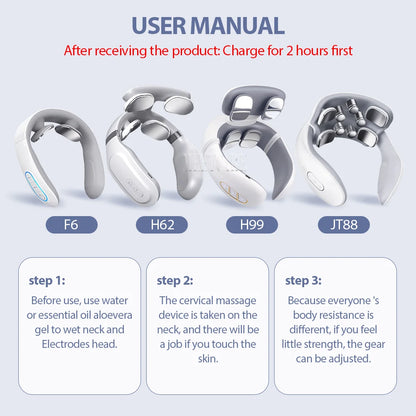 Electric Smart Neck & Back Pulse Massager