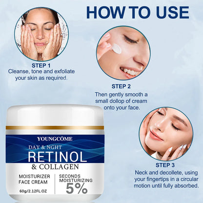 Collagen Retinol Hyaluronic Acid Facial Cream