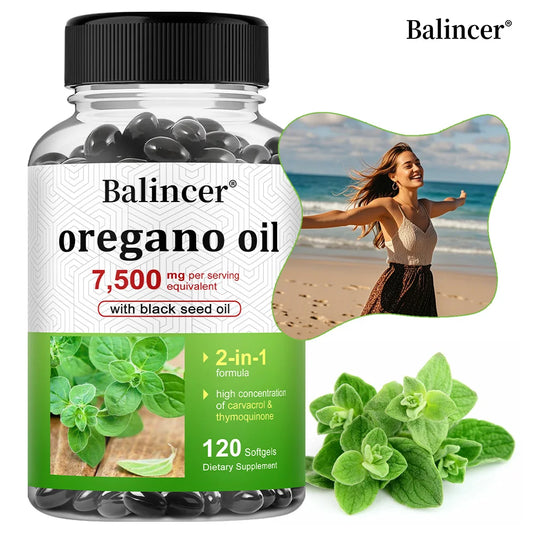 Oregano & Black Seed Oil 7500mg