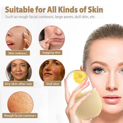 Silicone Ice Ball Face Massager