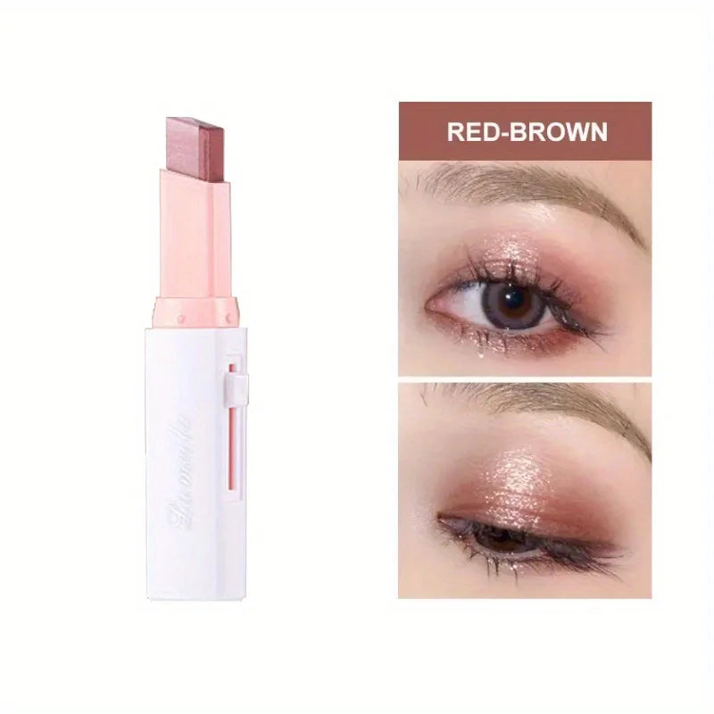 Two-Color Gradient Eyeshadow Stick – 3D Natural Long-Lasting Makeup