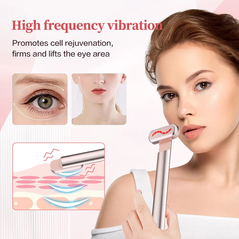 Red Light Facial Wand & Neck Massager