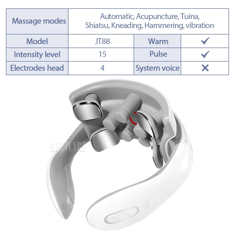 Electric Smart Neck & Back Pulse Massager