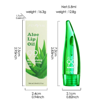 99% Aloe Vera Color Changing Lip Balm – Long-Lasting Moisture & Transparent Lip Care