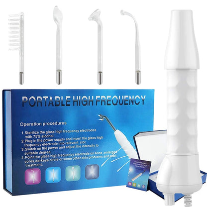 High Frequency Skin Therapy Wand – Portable Facial Machine