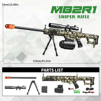 Gel Toy Gun Blaster Automatic, Electric Splatter Ball Toy Gun With Glasses, Fun Shooting Games(Without Water Bead)