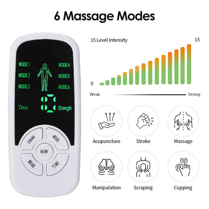 6 Modes TENS Electric Massager
