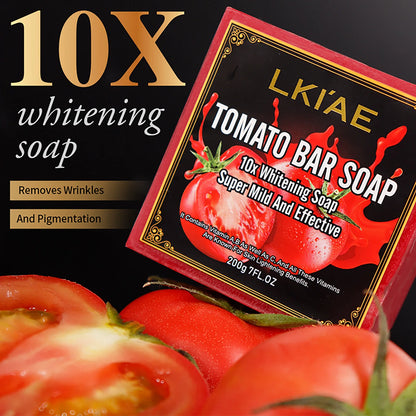 LKIAE Tomato Handmade Soap – Natural Whitening & Oil Control Bar