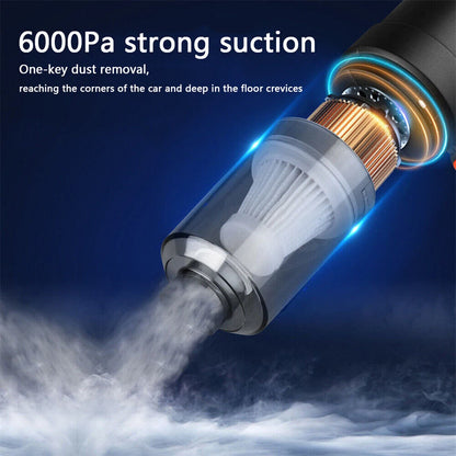 Portable Car Wireless Vacuum Cleaner Powerful Suction Handheld Vacuum Cleaner High Power for Car Home
