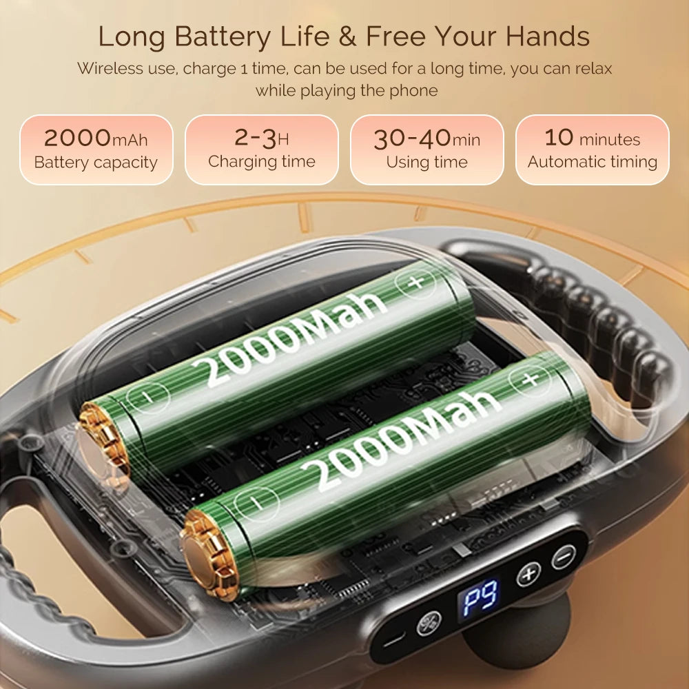 12 Massage Heads Massage Gun – Deep Tissue Muscle Massager
