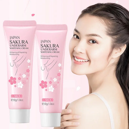 Laikou Sakura Whitening Cream – Underarm, Knee & Dark Skin Care