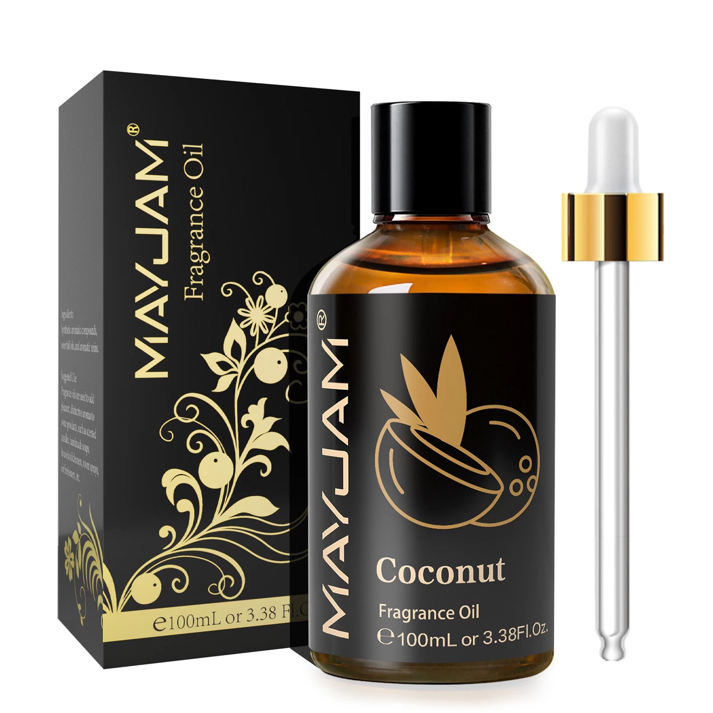 MAYJAM 100ML Fruit Fragrance Oil – Coconut, Strawberry, Watermelon & Blueberry