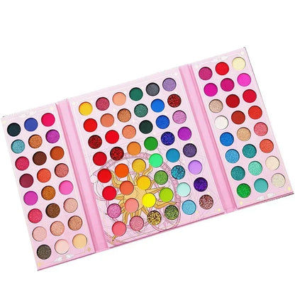 Boutique 96-Color Eyeshadow Palette – Shimmer, Matte & Neon Stage Colors