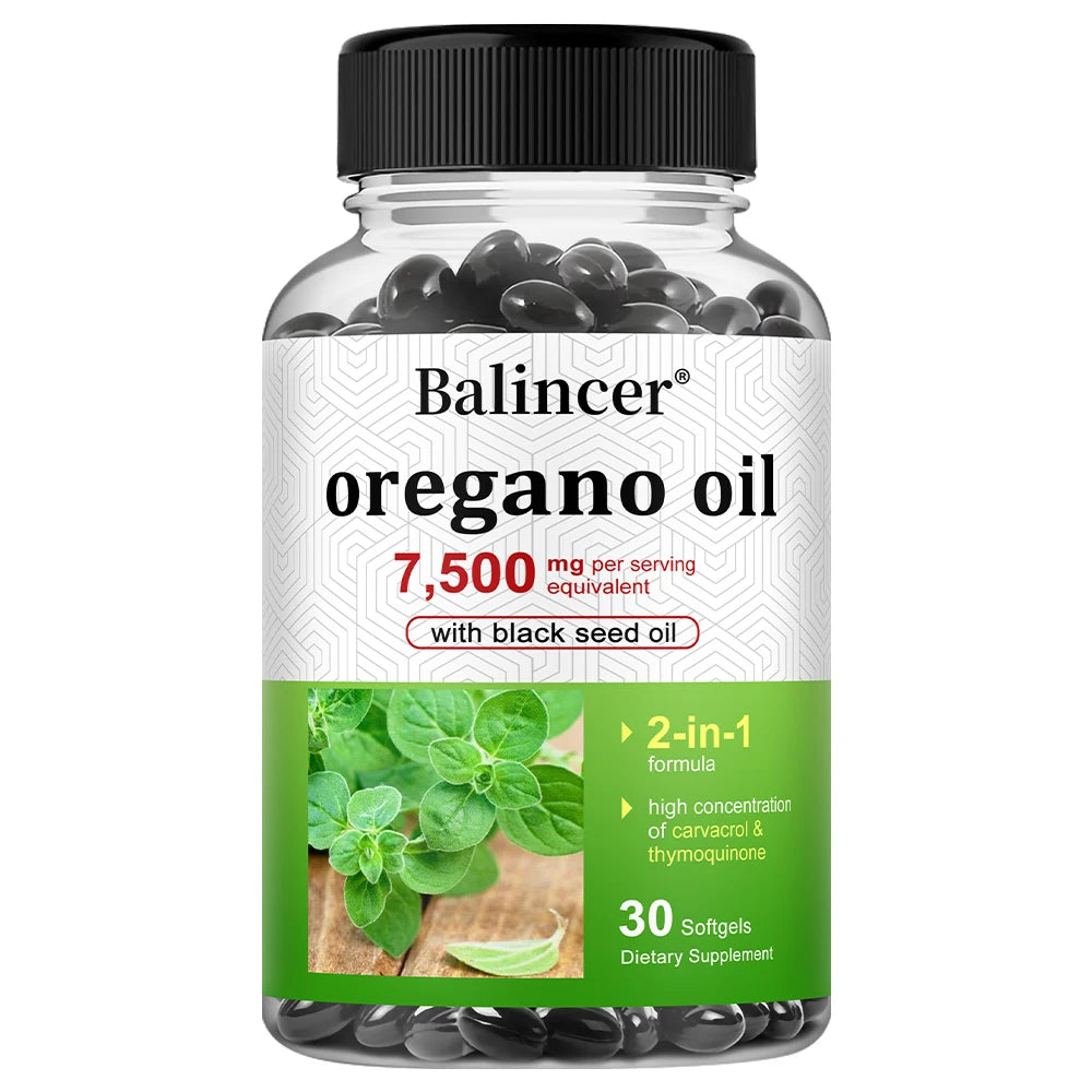 Oregano & Black Seed Oil 7500mg