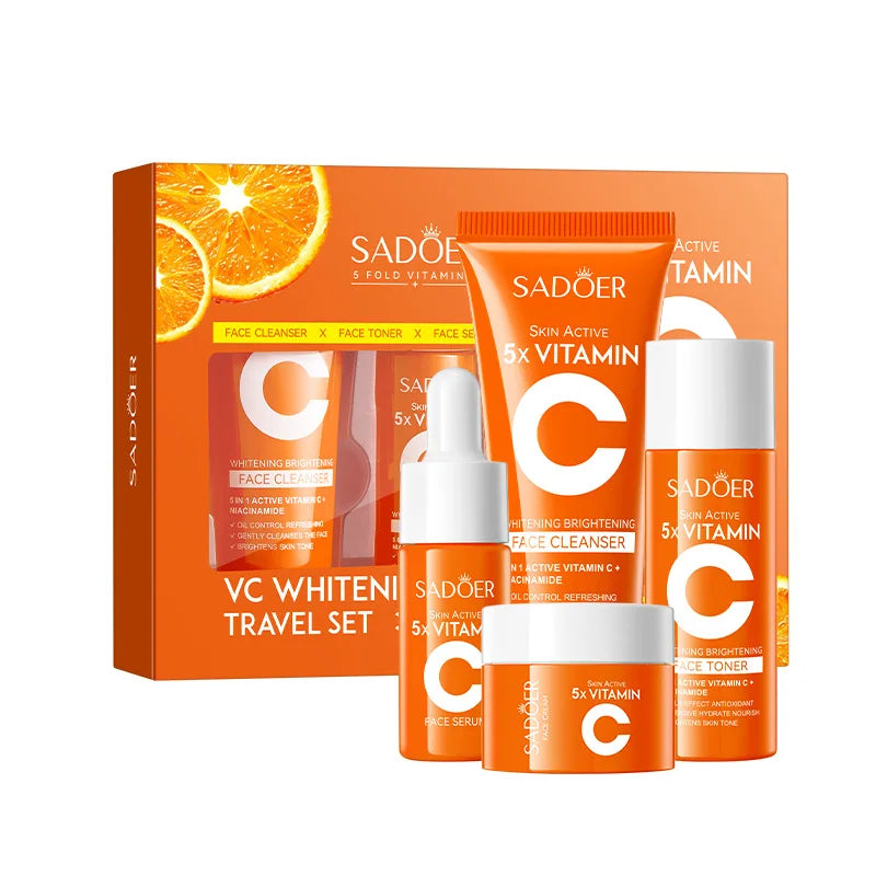 Vitamin C Travel Skincare Set – 5pcs