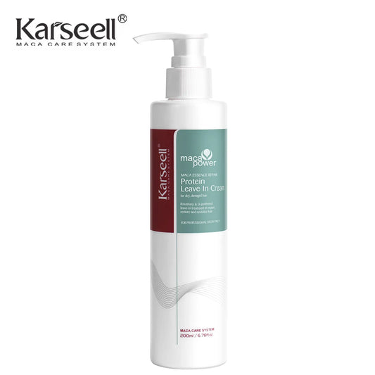 Karseell Leave-In Conditioner Protein Cream – Repair & Nourish Dry, Damaged Hair with Natural Organic Essences