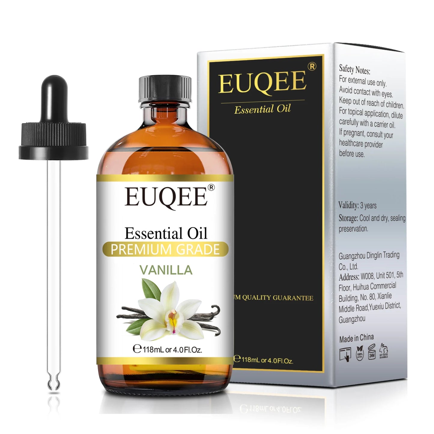 EUQEE 4oz Essential Oil – Aromatherapy, Diffuser & Candle Making