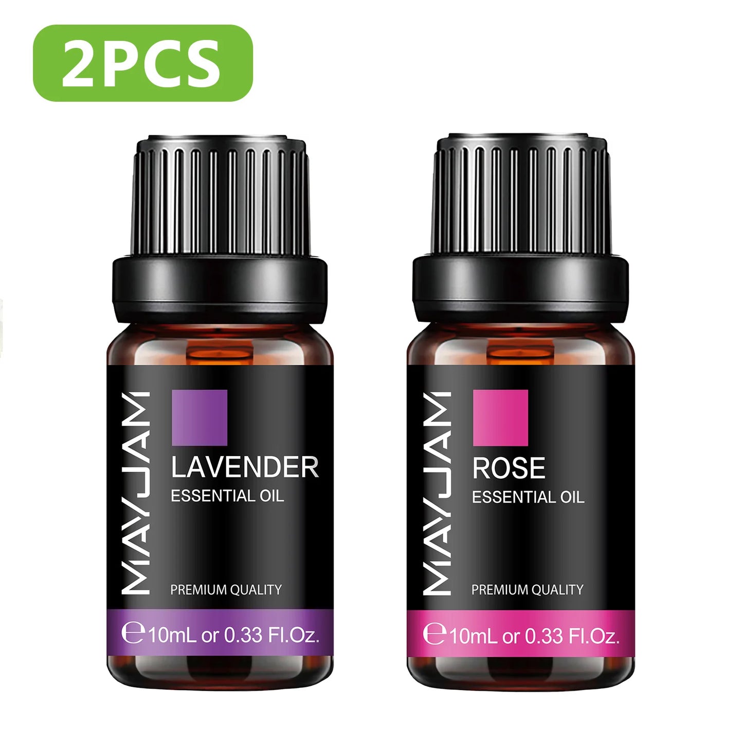 MAYJAM Essential Oils Set – Citronella, Jasmine, Eucalyptus, Sweet Orange & More