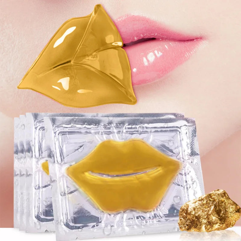 5pcs Crystal Collagen Lip Mask – Moisturizing, Plumping & Nourishing Lip Patches