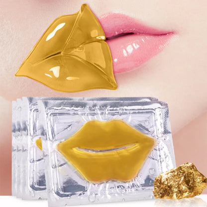 5pcs Crystal Collagen Lip Mask – Moisturizing, Plumping & Nourishing Lip Patches
