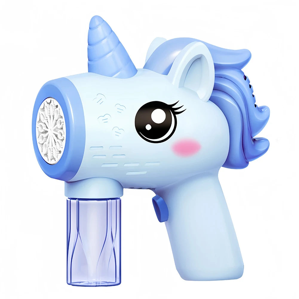 Unicorn Electric Bubble Gun  Automatic Bubble Machine Gun Bubble Gun Birthday Gifts for 3 4 5 6 Years Old Boys Girls