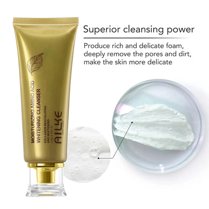 AILKE Amino Acid Cleanser: Oil Control, Whitening & Blackhead Removal