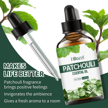 Patchouli Essential Oil – Aromatherapy & Massage Oil | Moisturizing, Nourishing & Hydrating Skin Care