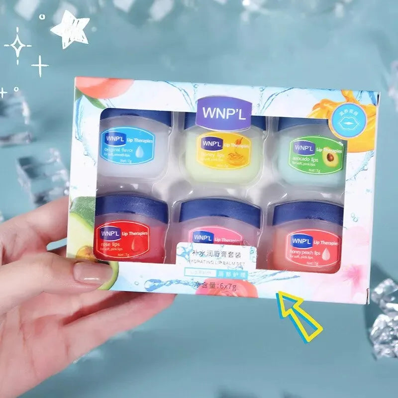 4/6/8pcs Moisturizing Lip Balm Set – Natural Plant Base, Whitening & Nourishing Lip Care
