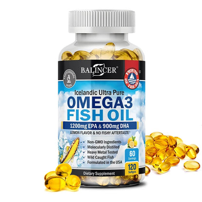 Omega-3 Fish Oil 120 Caps – EPA & DHA