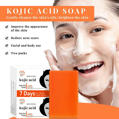 Handmade Whitening Soap – Kojic Acid Brightening & Moisturizing Bar