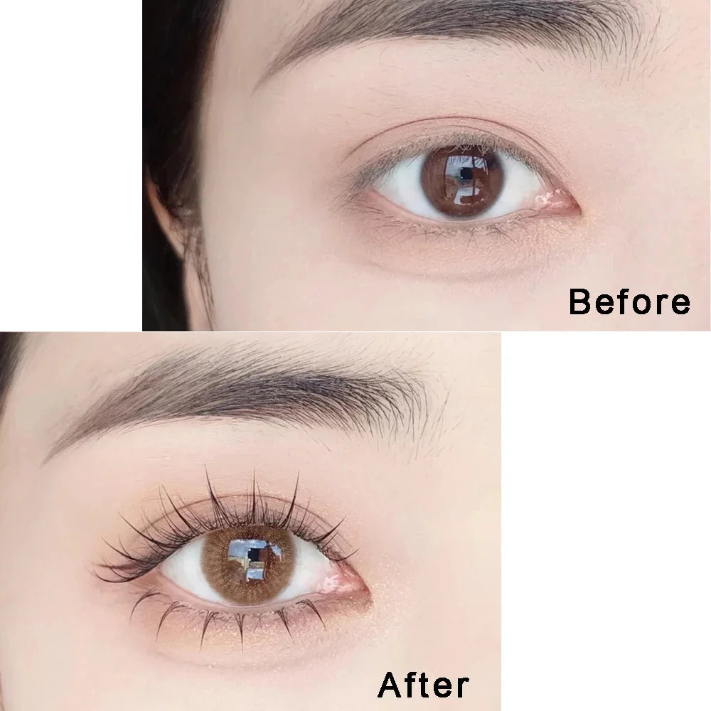 J Curl V-Shape Black Under Eyelashes – Natural Soft Manga Bottom Lash Clusters