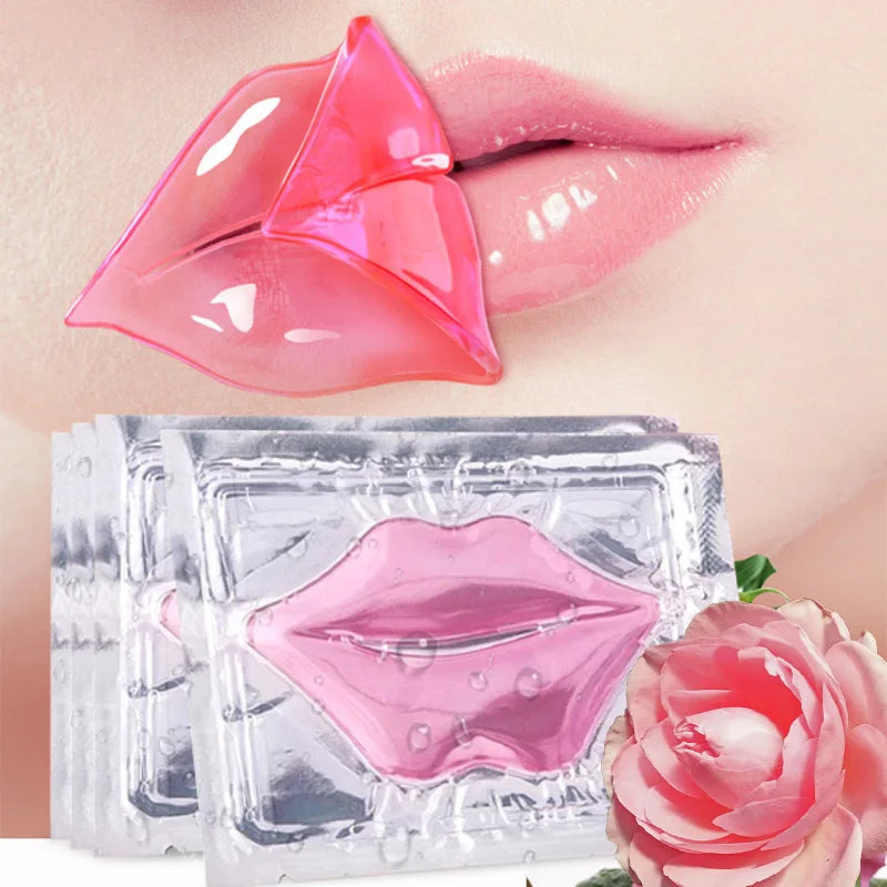 5pcs Crystal Collagen Lip Mask – Moisturizing, Plumping & Nourishing Lip Patches