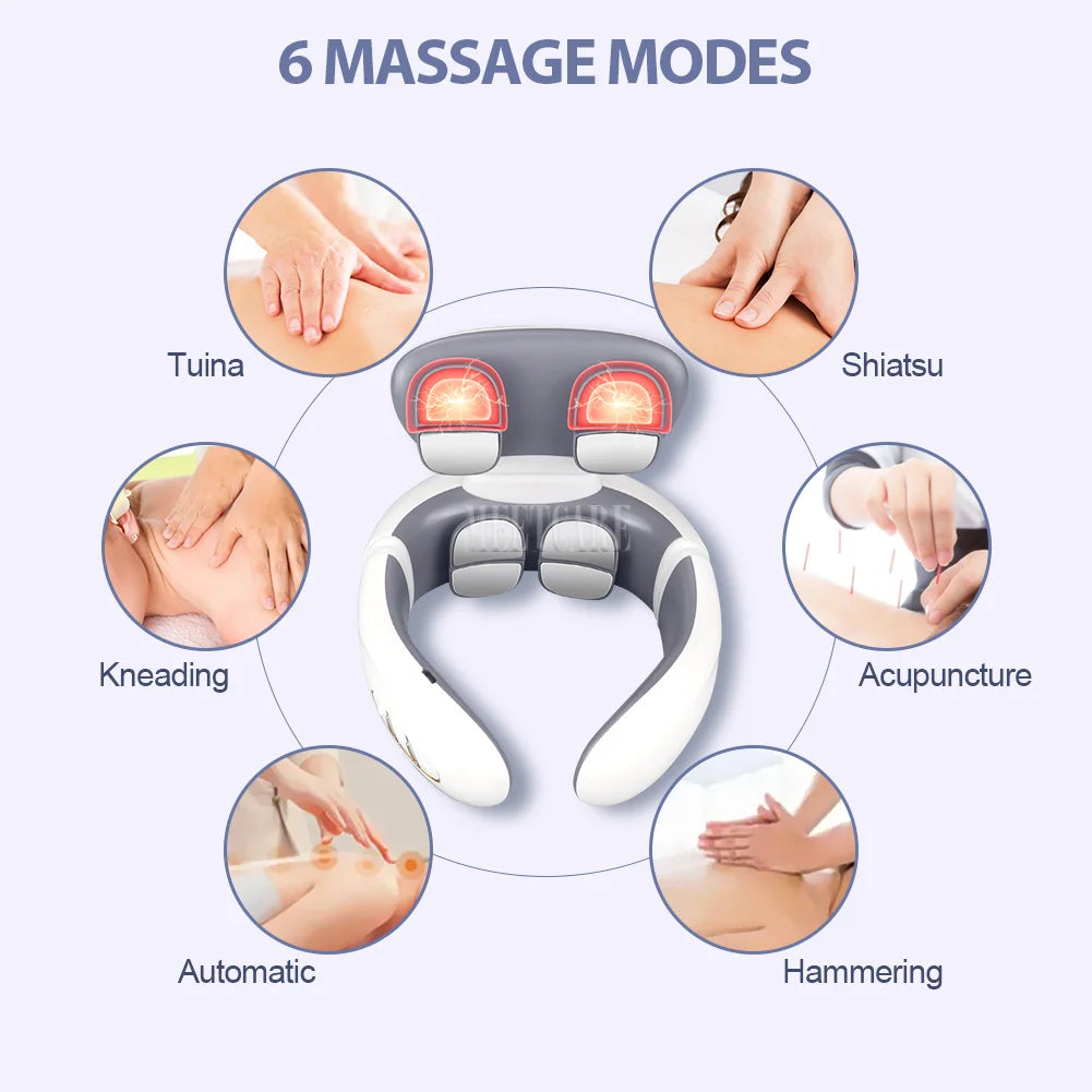 Electric Smart Neck & Back Pulse Massager