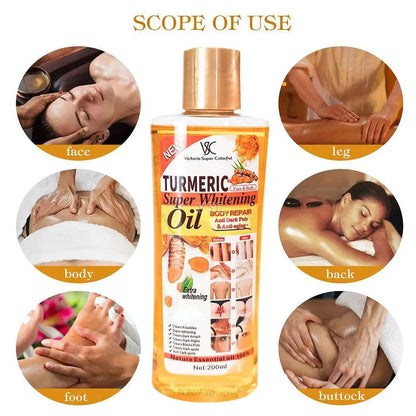 Turmeric Essential Oil – Natural Facial & Body Massage Oil | Brightening, Moisturizing & Aromatherapy Skincare