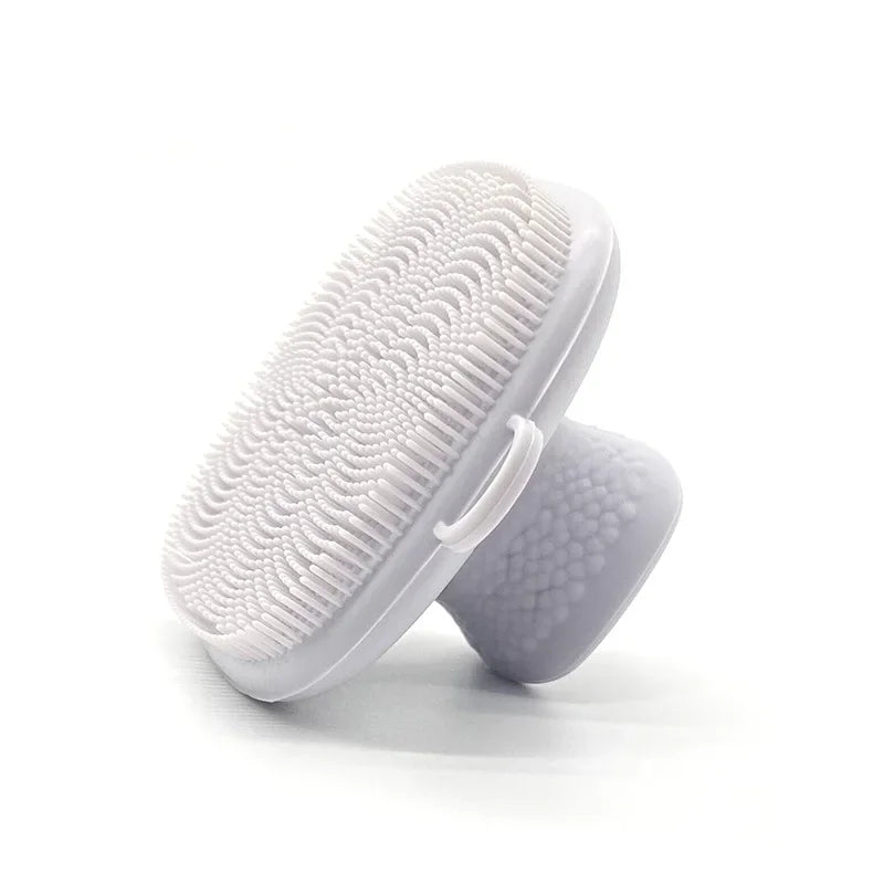 Silicone Face Scrubber – Manual Facial Cleansing Brush for Men & Women