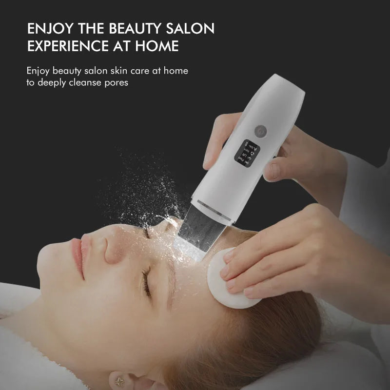 Ultrasonic Skin Scrubber – Electric Facial Deep Cleanser & Blackhead Remover