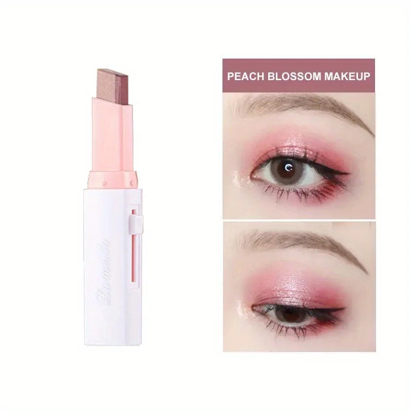 Two-Color Gradient Eyeshadow Stick – 3D Natural Long-Lasting Makeup