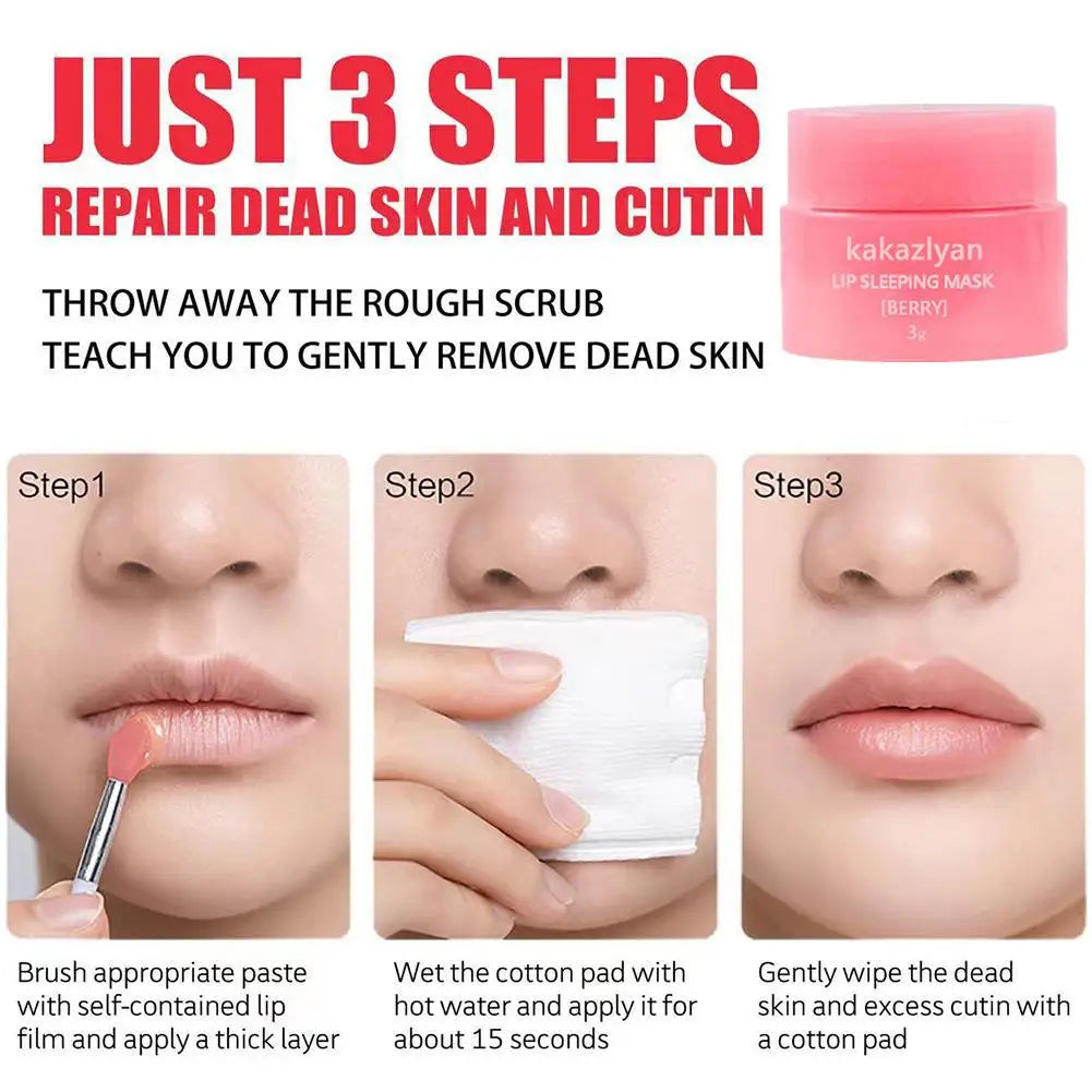 Jelly Lip Balm with Fruity Fragrance – Moisturizing Lip Gloss & Lip Care Mask