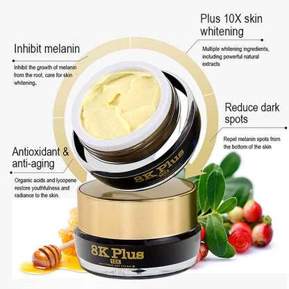 AILKE Collagen & Glutathione Brightening Face Cream: Anti-Aging, Niacinamide & Antioxidant Melanin Remover