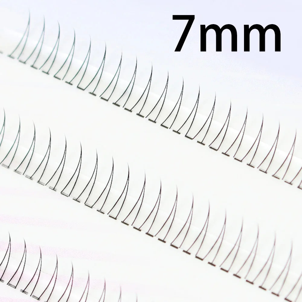 J Curl V-Shape Black Under Eyelashes – Natural Soft Manga Bottom Lash Clusters