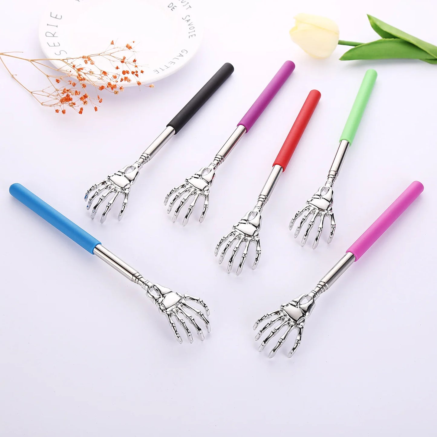 Telescopic Back Scratcher Massager Kit – Extendable Itch Relief Tool