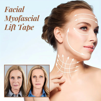 Face & Neck Wrinkle Removal Tape – High Elasticity Skin Smoothing Stickers