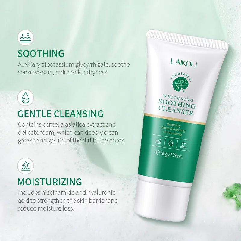 LAIKOU Men Facial Cleanser – Oil Control & Deep Moisturizing Face Wash