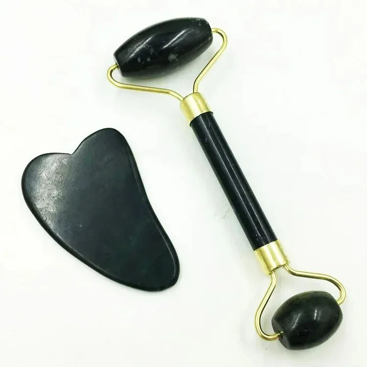 Natural Jade Gua Sha Face Massager – Facial & Eye Care SPA Tool