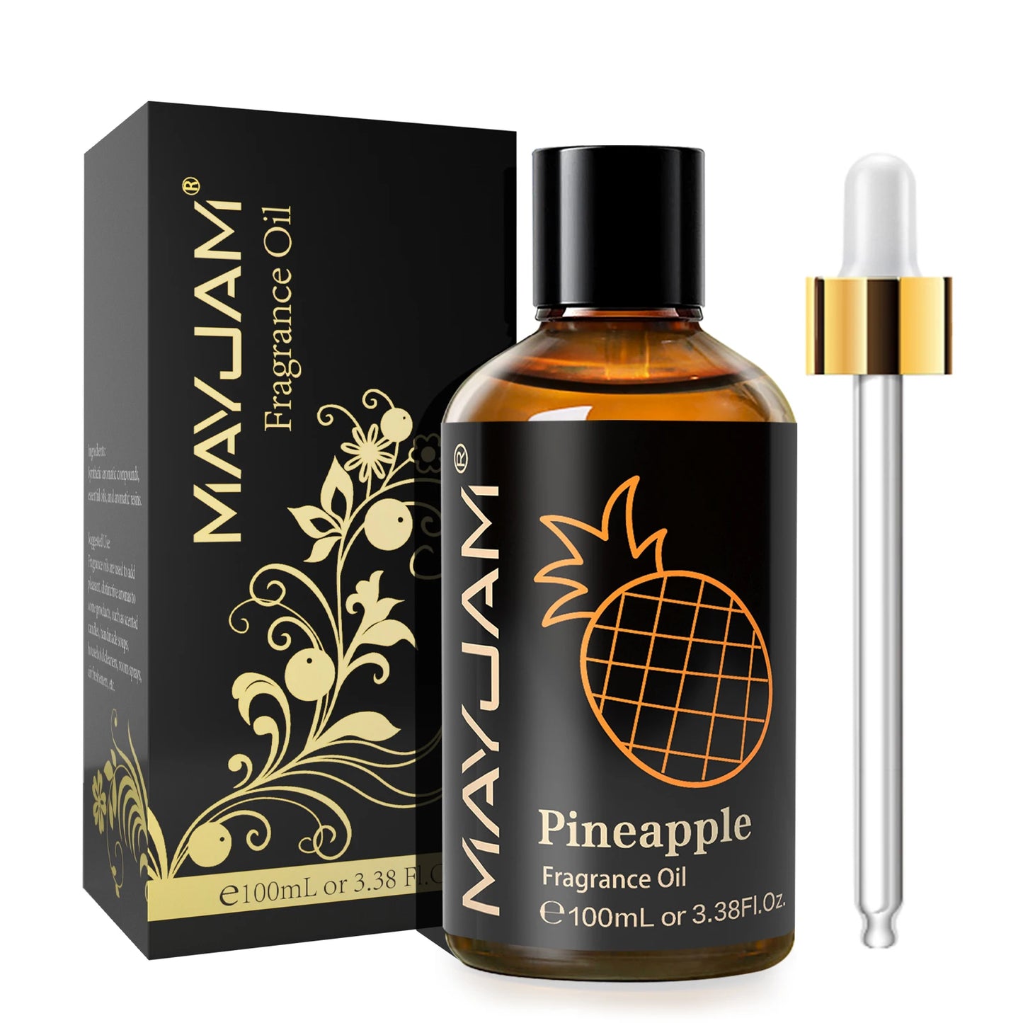 MAYJAM 100ML Fruit Fragrance Oil – Coconut, Strawberry, Watermelon & Blueberry