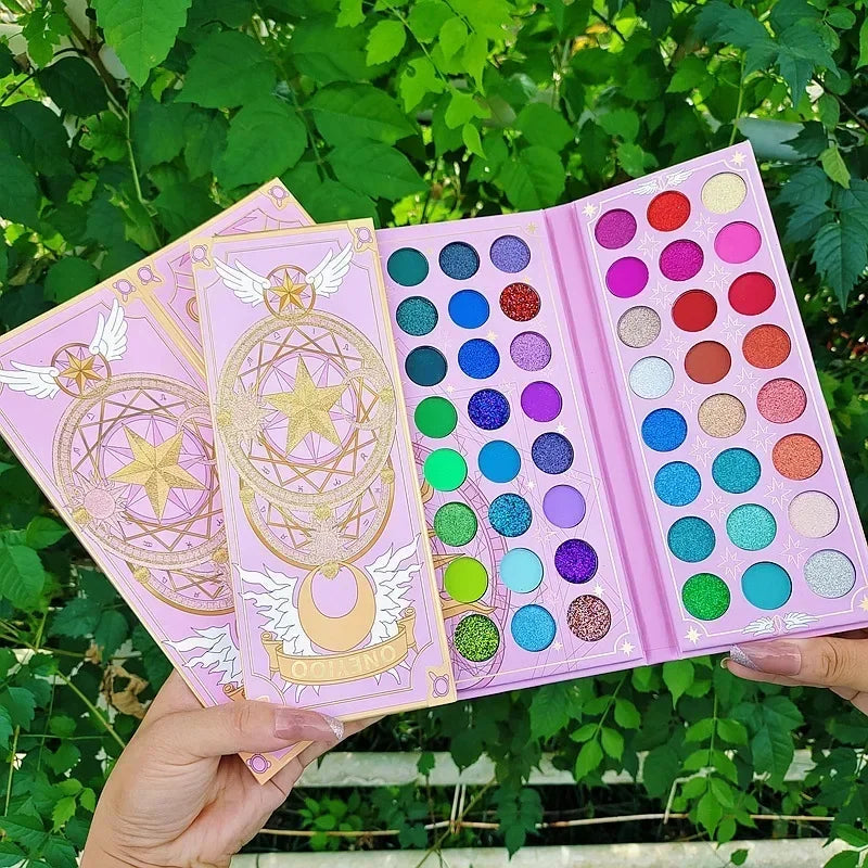 Boutique 96-Color Eyeshadow Palette – Shimmer, Matte & Neon Stage Colors