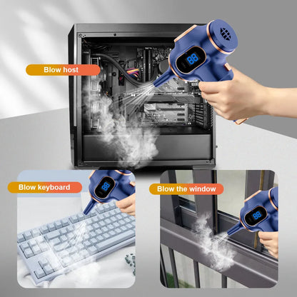 ABS Wireless Car Vacuum Cleaner – Mini High-Power Household & Office Cleaner