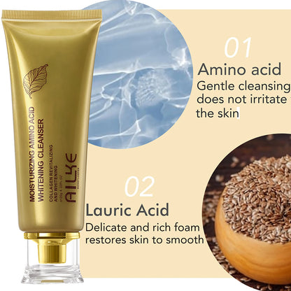 AILKE Amino Acid Cleanser: Oil Control, Whitening & Blackhead Removal